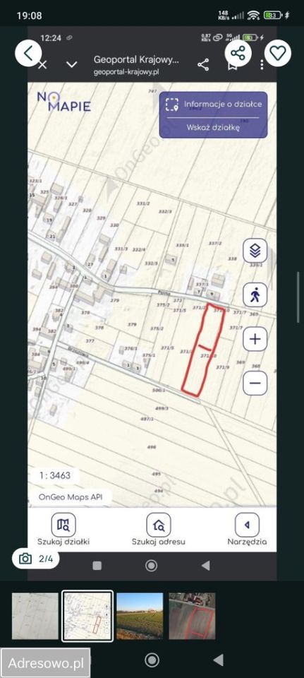 Działka rolno-budowlana Reńsko, ul. Polna. Zdjęcie 2