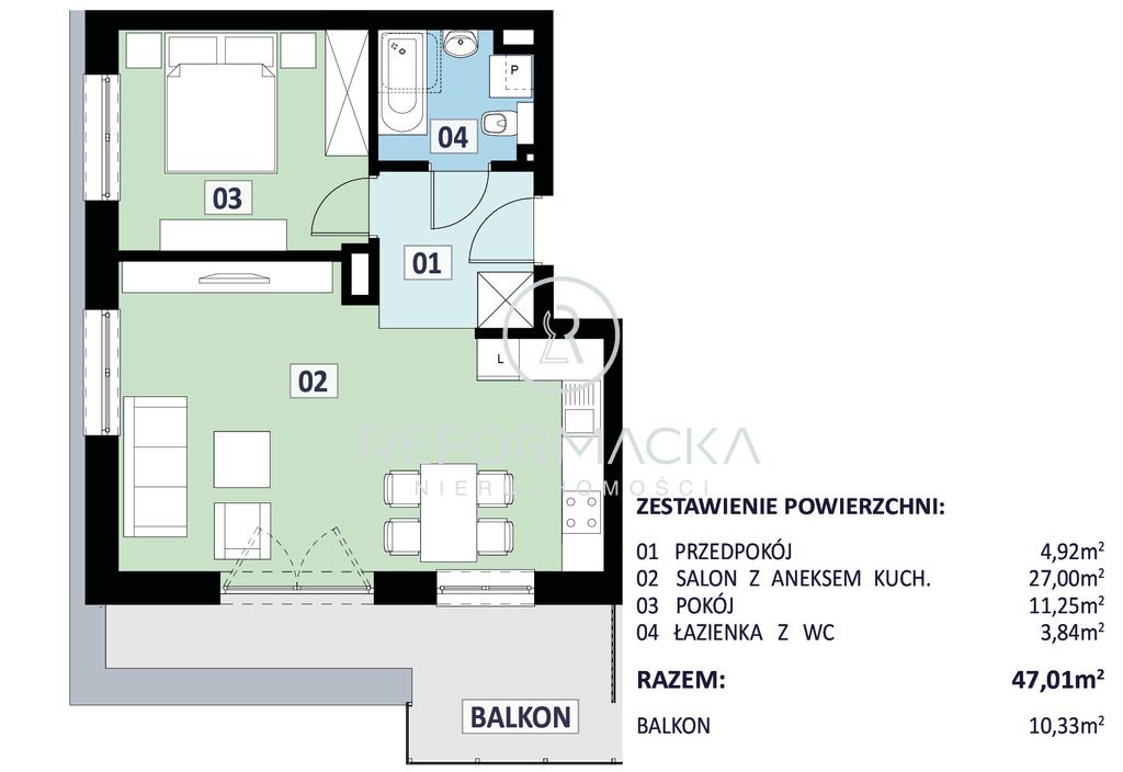 Mieszkanie 2-pokojowe Rzeszów Załęże, ul. św. Floriana. Zdjęcie 4