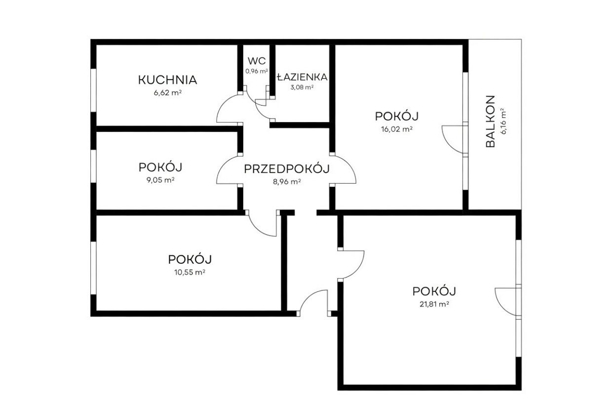 Mieszkanie 4-pokojowe Gdańsk Morena, Wileńska. Zdjęcie 17