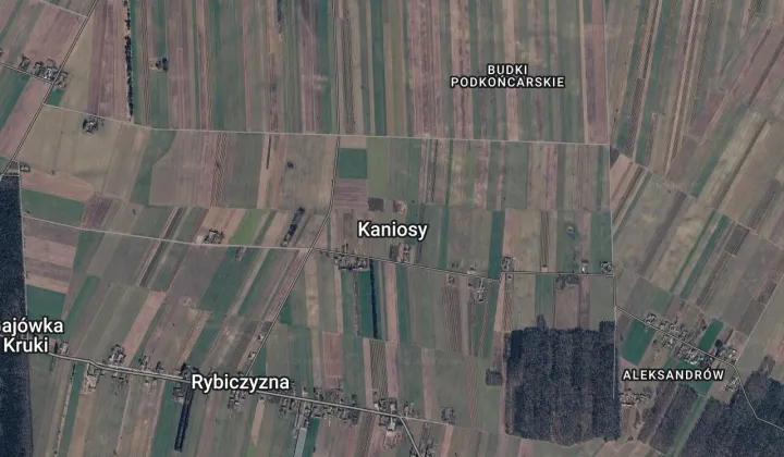 Działka rolna Kaniosy