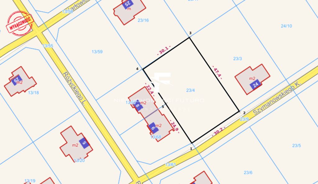 Działka budowlana Gruszczyn, ul. Karola Szymanowskiego. Zdjęcie 8