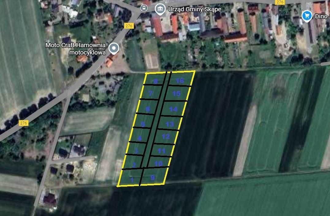 Działka budowlana Skąpe. Zdjęcie 5