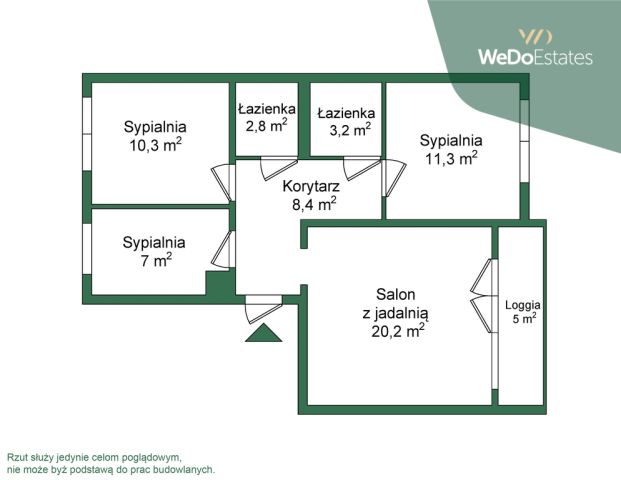 Mieszkanie 4-pokojowe Warszawa Bemowo, ul. Wrocławska. Zdjęcie 20