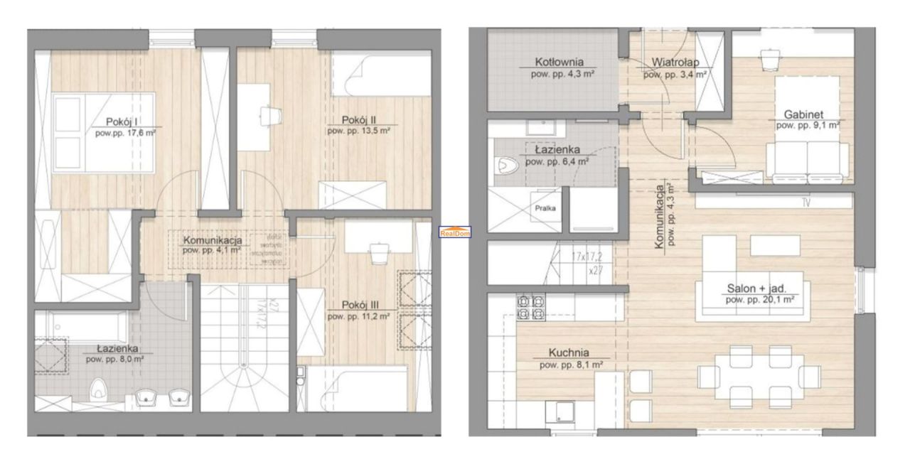 bliźniak, 5 pokoi Zabierzów, ul. Śląska. Zdjęcie 9