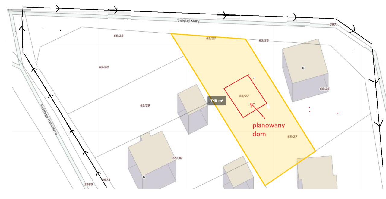 Działka inna Sędziszów Małopolski Rędziny, ul. św. Klary