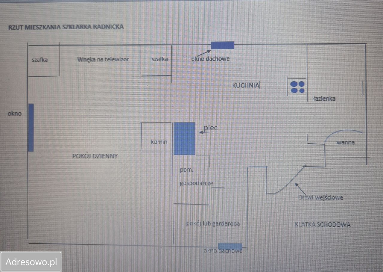 Mieszkanie 2-pokojowe Szklarka Radnicka. Zdjęcie 20