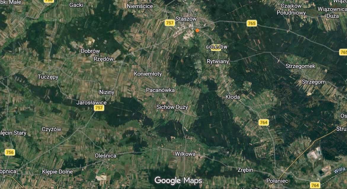 Działka rolna Staszów, ul. Kolejowa. Zdjęcie 2