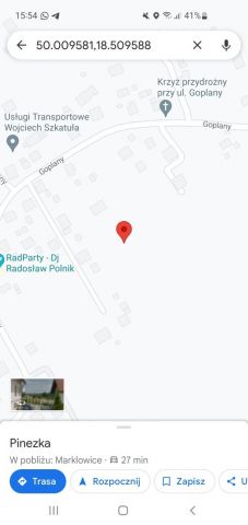 Działka budowlana Marklowice, ul. Goplany. Zdjęcie 1