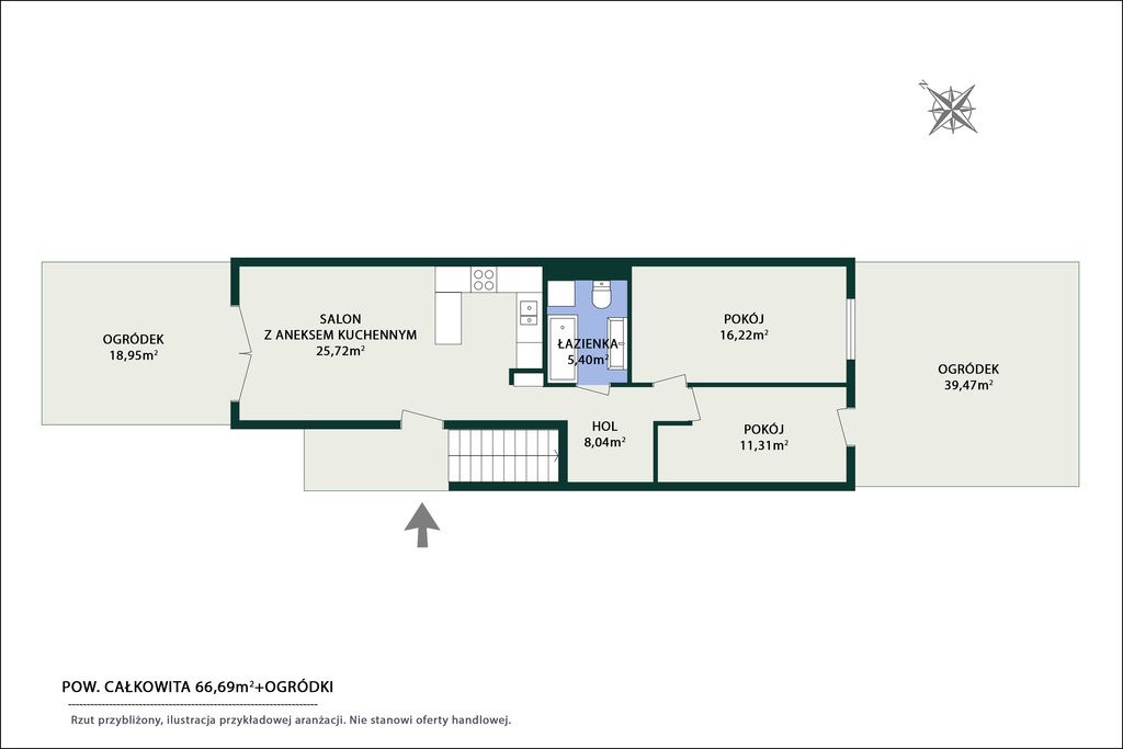 Mieszkanie 3-pokojowe Piaseczno, ul. Owocowy Sad. Zdjęcie 45