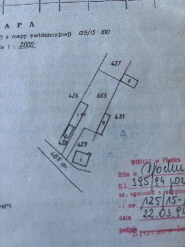 Działka inwestycyjna Bielsk. Zdjęcie 2