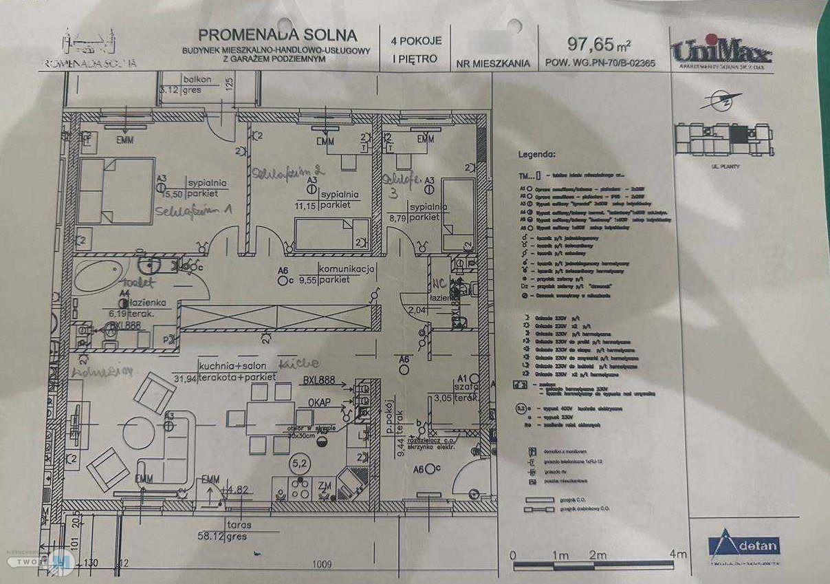 Mieszkanie 4-pokojowe Kielce Centrum, ul. Solna. Zdjęcie 8