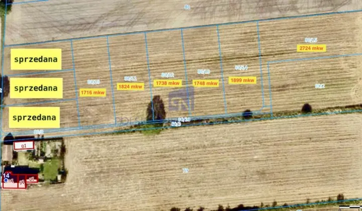 Działka budowlana Białykał