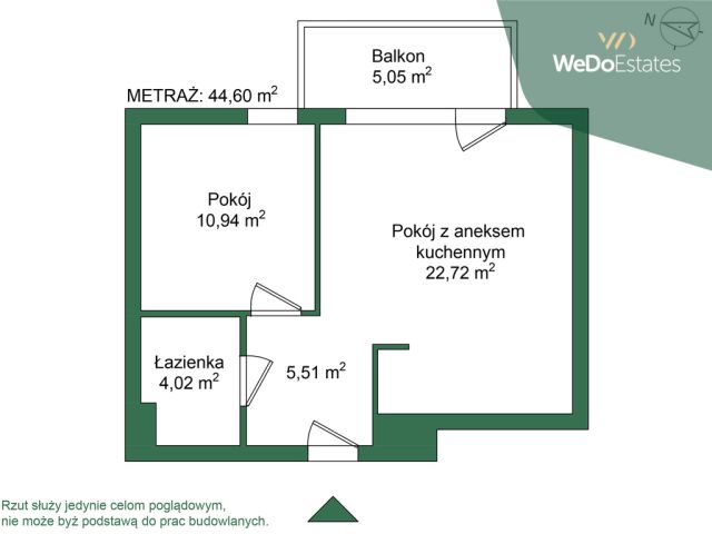 Mieszkanie 2-pokojowe Warszawa Mokotów. Zdjęcie 26