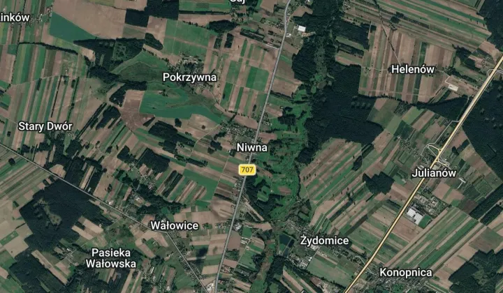 Działka budowlana Niwna