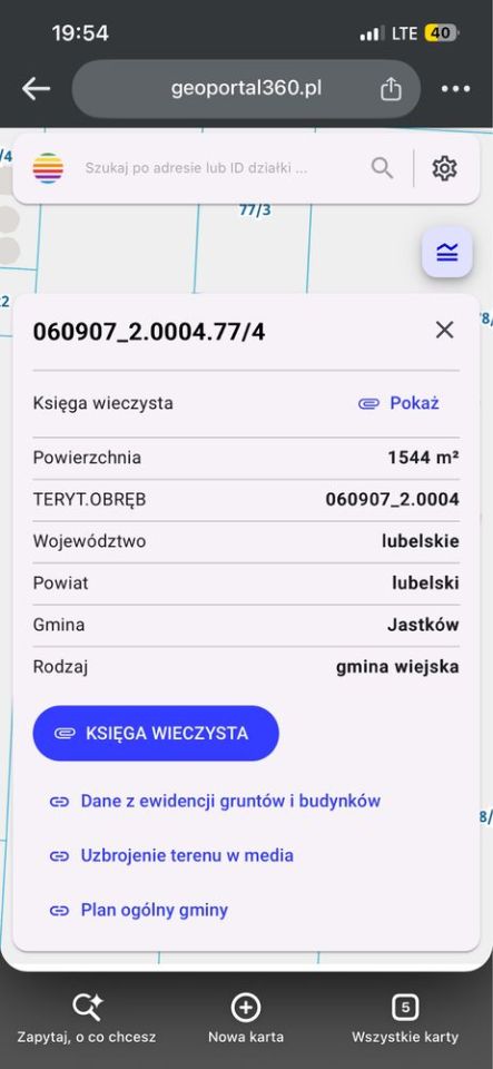 Działka budowlana Jastków. Zdjęcie 3