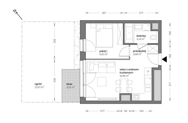 Mieszkanie 2-pokojowe Katowice Brynów, ul. Ceglana. Zdjęcie 7