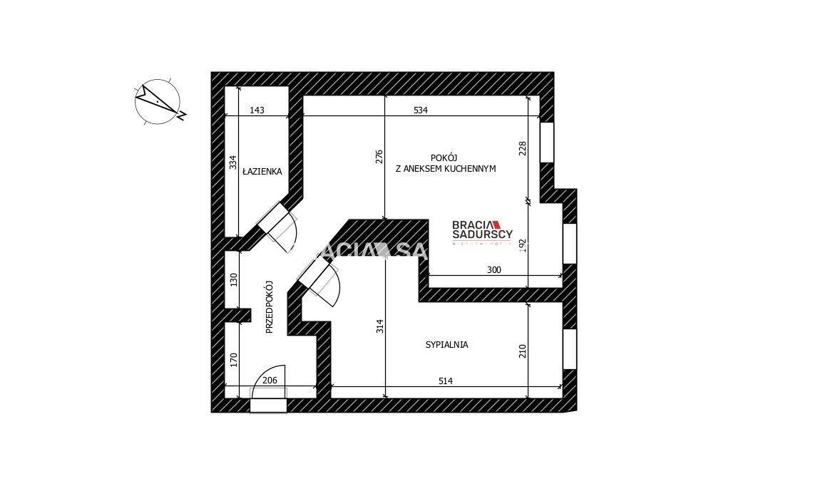Mieszkanie 2-pokojowe Kraków Krowodrza, ul. Fryderyka Chopina. Zdjęcie 18