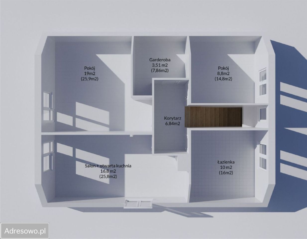 dom wolnostojący, 4 pokoje Nowiny. Zdjęcie 15