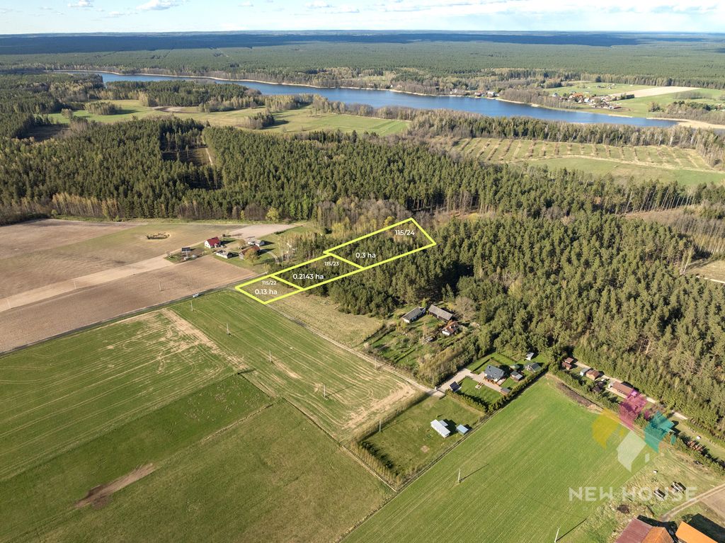 Działka leśna Świętajno, ul. Grunwaldzka. Zdjęcie 2