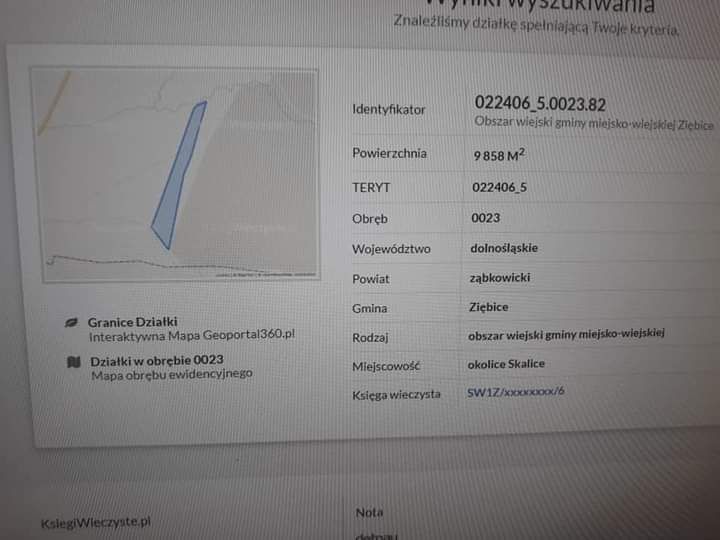 Działka rolna Skalice, Skalice. Zdjęcie 1