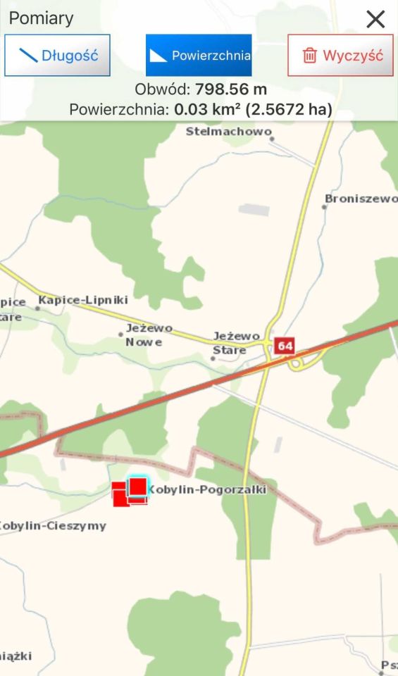 Działka rolna Kobylin-Pogorzałki. Zdjęcie 3