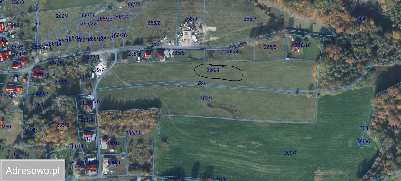 Działka rolna Łaz. Zdjęcie 1