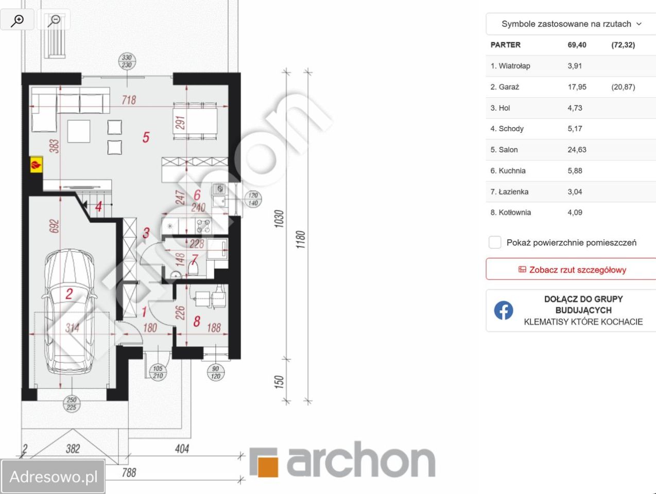 bliźniak, 5 pokoi Górsk, ul. Długa