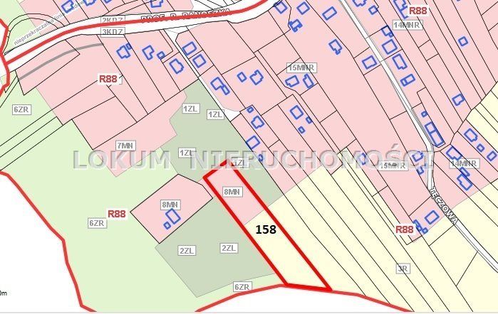 Działka budowlana Jastrzębie-Zdrój Moszczenica, ul. prof. R. Ranoszka. Zdjęcie 1