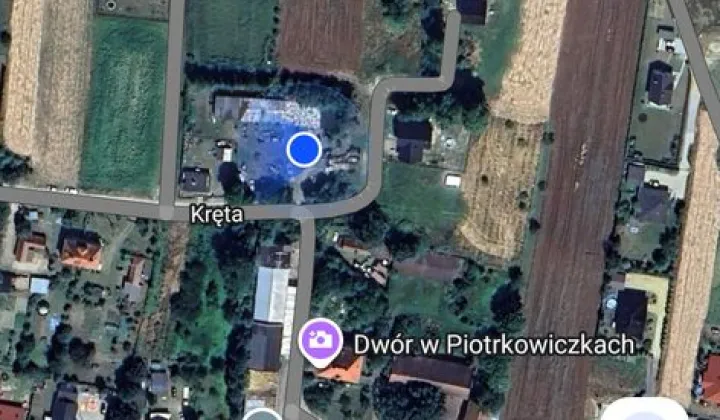 Działka inwestycyjna Piotrkowiczki, ul. Kręta