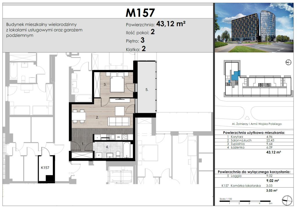 Mieszkanie 2-pokojowe Rzeszów, ul. Lwowska. Zdjęcie 3