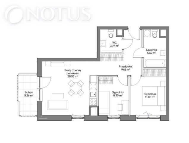 Mieszkanie 3-pokojowe Warszawa Praga-Południe, ul. Optyków. Zdjęcie 4