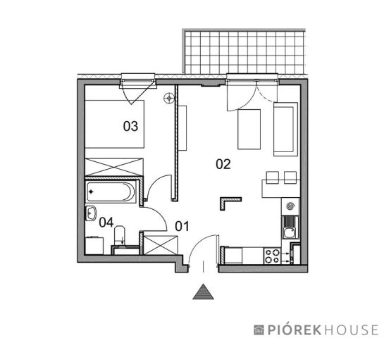 Mieszkanie 2-pokojowe Warszawa Bemowo, ul. Dywizjonu 303. Zdjęcie 15