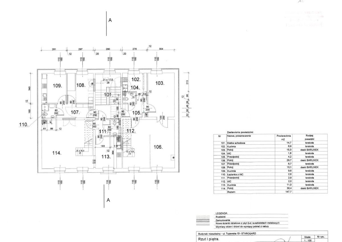 kamienica, 10 pokoi Starogard Gdański, ul. Tczewska. Zdjęcie 22
