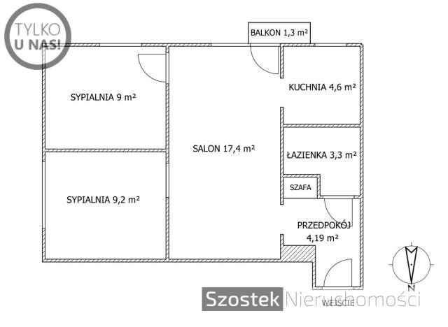 Mieszkanie 3-pokojowe Częstochowa Raków, ul. Asnyka. Zdjęcie 30