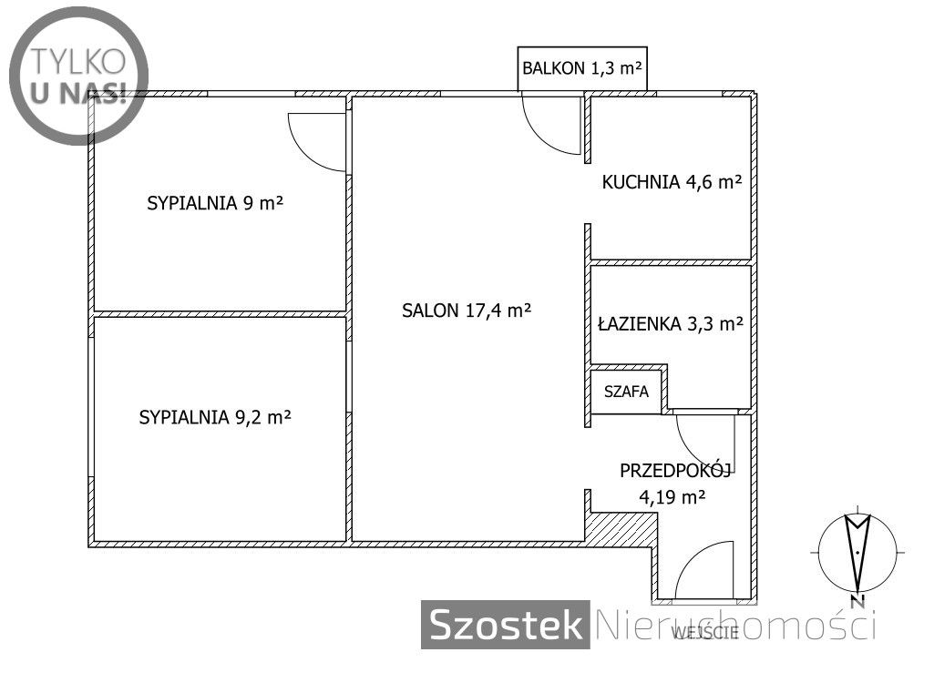 Mieszkanie 3-pokojowe Częstochowa Raków, ul. Asnyka. Zdjęcie 30