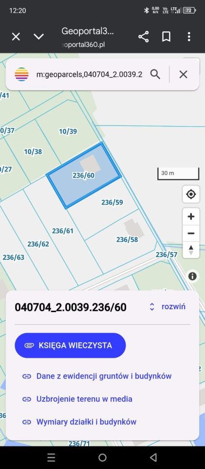 Działka budowlana Słońsko