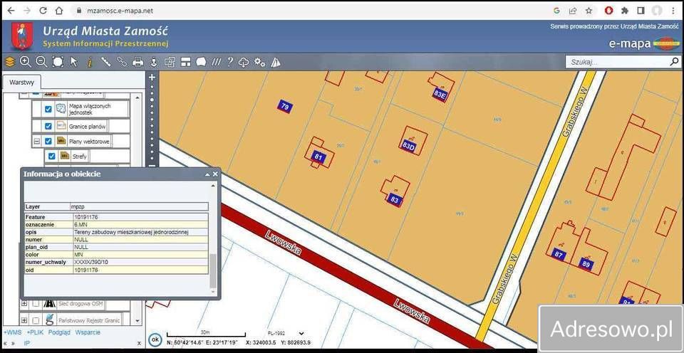Działka budowlana Zamość, ul. Lwowska. Zdjęcie 4