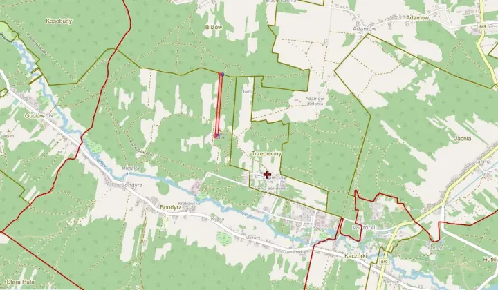 Działka rolna Bondyrz