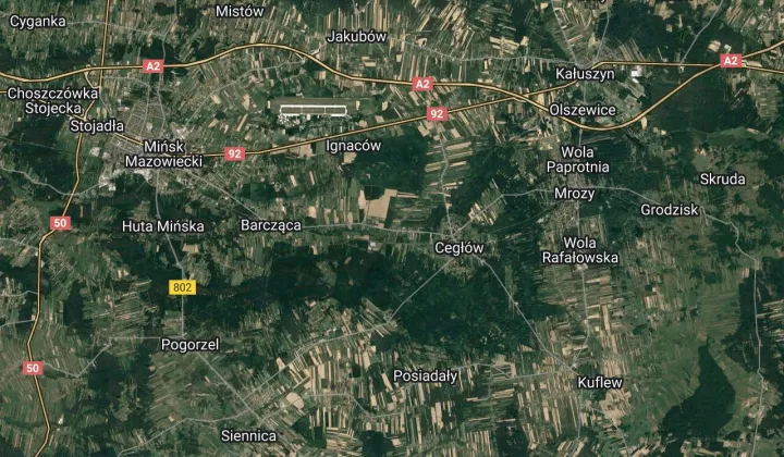 Działka rolna Mienia