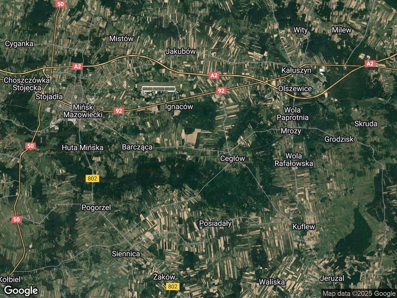 Działka rolna Mienia