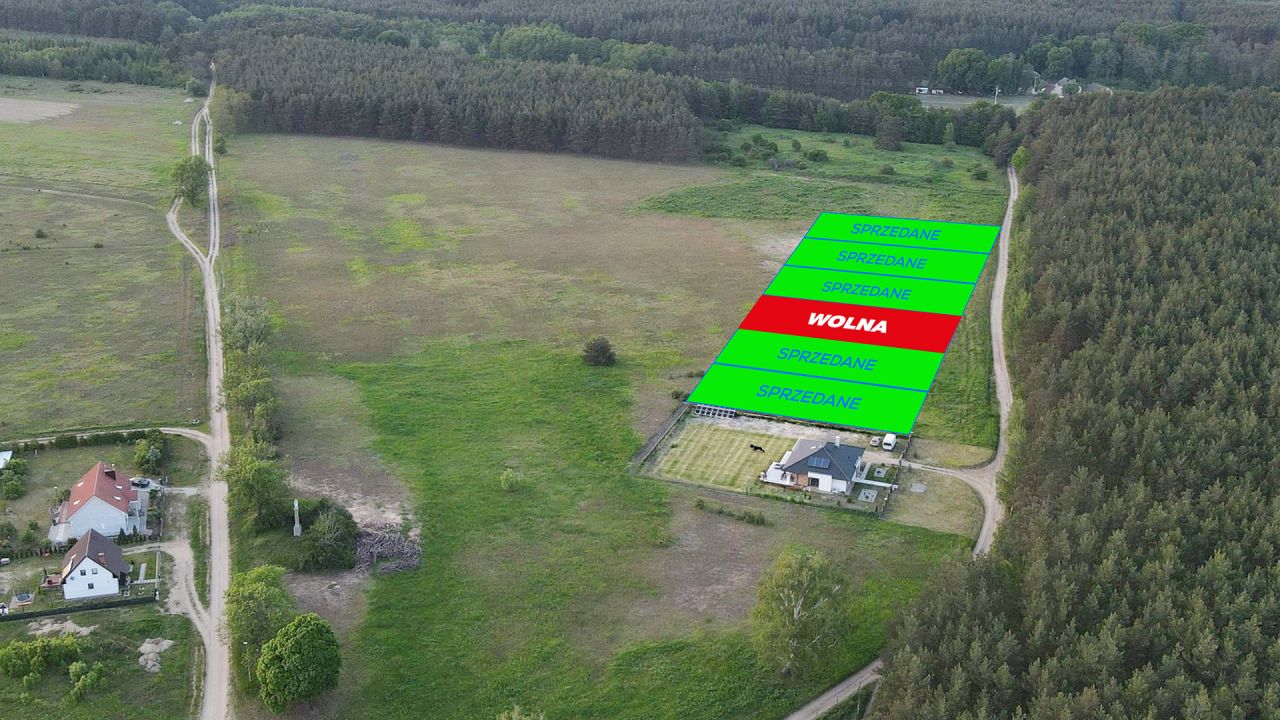 Działka budowlana Bledzew, ul. Tymiany