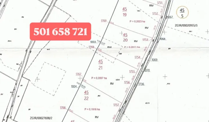 Działka rolno-budowlana Rościce