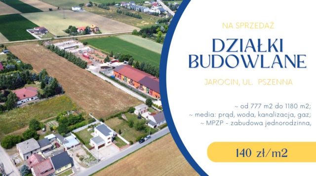 Działka inwestycyjna Jarocin, ul. Pszenna. Zdjęcie 1