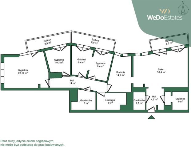 Mieszkanie 5-pokojowe Warszawa Bemowo, ul. Zaborowska. Zdjęcie 28