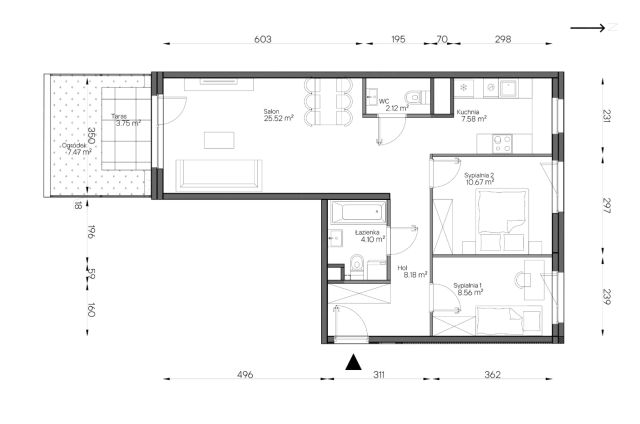 Mieszkanie 3-pokojowe Warszawa Praga-Południe, ul. Podskarbińska. Zdjęcie 7