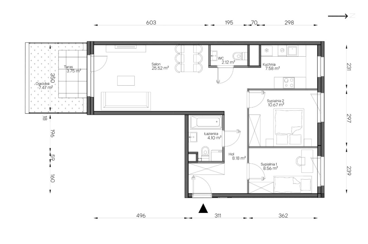 Mieszkanie 3-pokojowe Warszawa Praga-Południe, ul. Podskarbińska. Zdjęcie 7