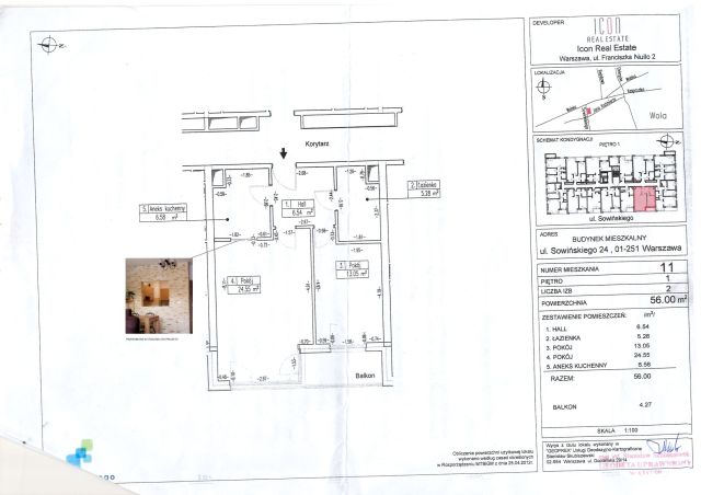 Mieszkanie 2-pokojowe Warszawa Odolany, ul. Józefa Sowińskiego. Zdjęcie 16