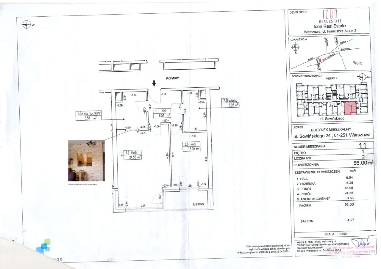 Mieszkanie 2-pokojowe Warszawa Odolany, ul. Józefa Sowińskiego. Zdjęcie 16
