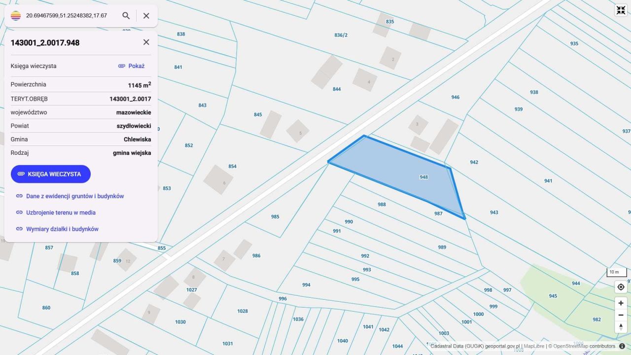 Działka rolna Skłoby. Zdjęcie 2