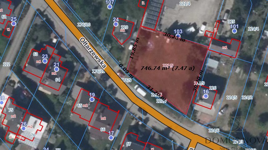 Działka budowlana Pruszków, ul. 3 Maja. Zdjęcie 1